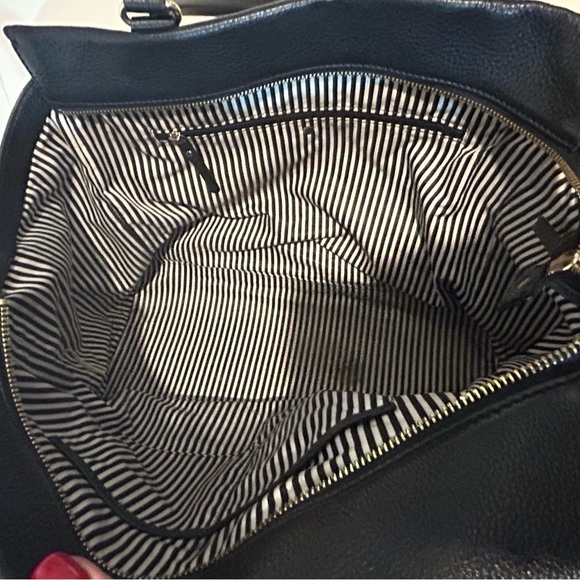 Kate Spade Black Pebble Leather Tote Shoulder bag crossbody - Picture 4 of 11